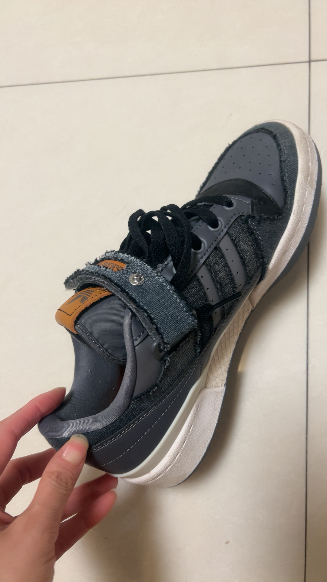 custom review-Adidas Originals FORUM Low Наклеенный Аbrasion Resistant Low Топ Скейтборд Кроссовки Унисекс Черный