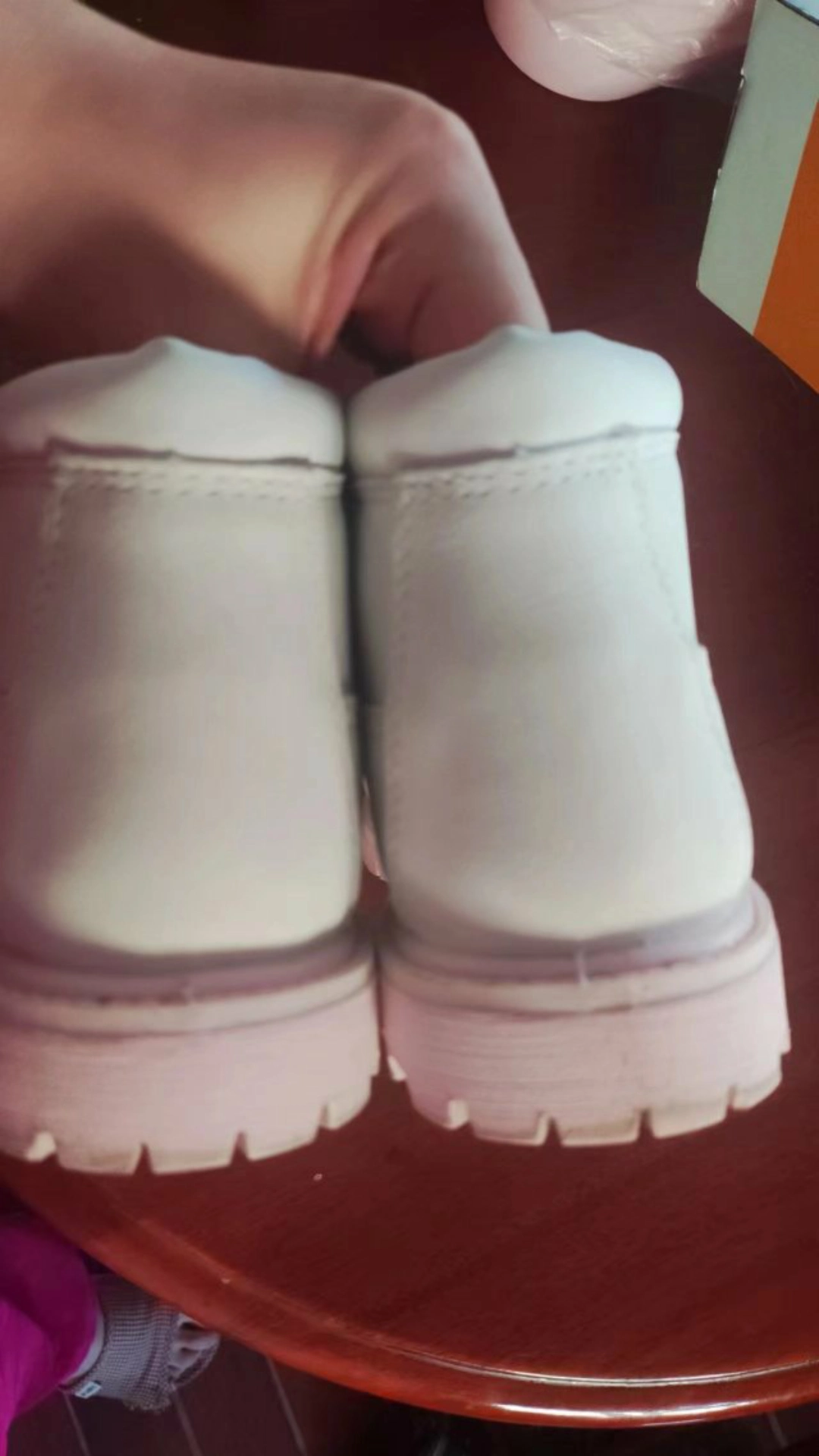 custom review-Timberland Chukka Короткий Мартин Ботинок Женские Серый Розовый