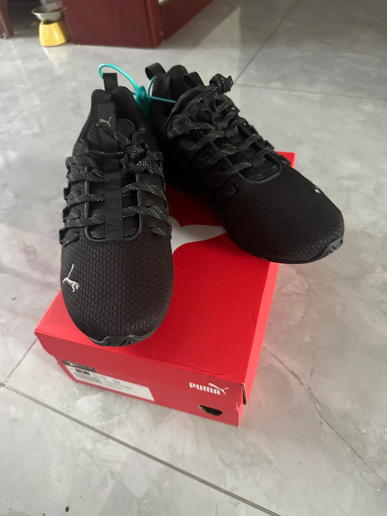 custom review-PUMA Axelion Износостойкий Низкий Топ Повседневная Тренировочная Беговая Обувь Унисекс Черный