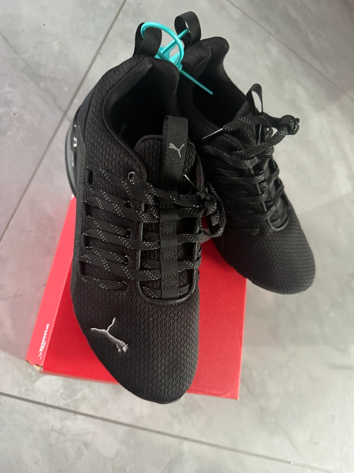 custom review-PUMA Axelion Износостойкий Низкий Топ Повседневная Тренировочная Беговая Обувь Унисекс Черный