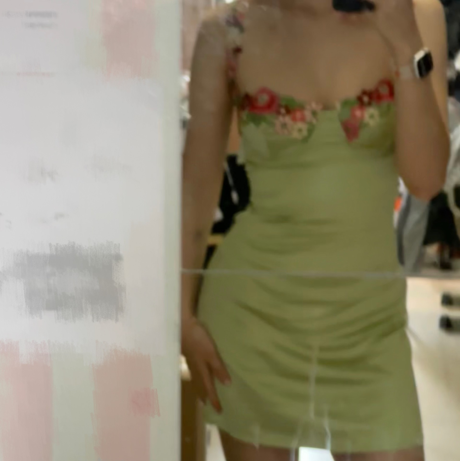 custom review-PRINCESS POLLY KENZIE Мини Платье Slip Платье Женское Авокадо Зеленый