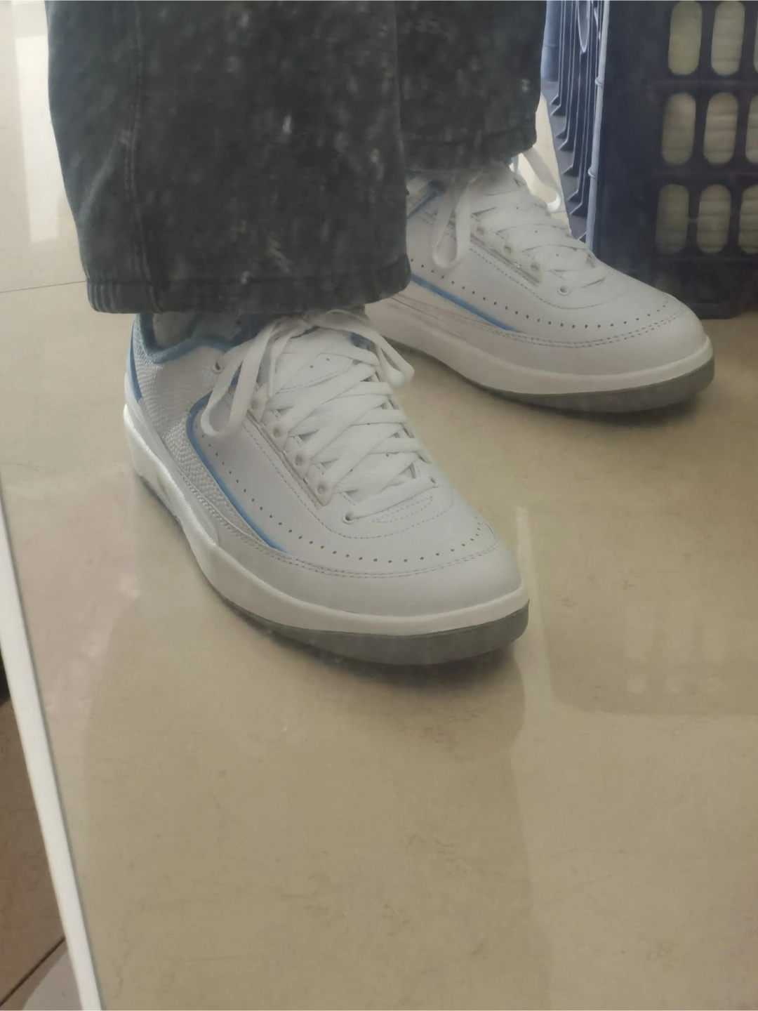 custom review-Jordan Air Джордан 2 Low 'Университетский синий' Низкий топ Винтажные баскетбольные кроссовки Мужские Каролина Блю