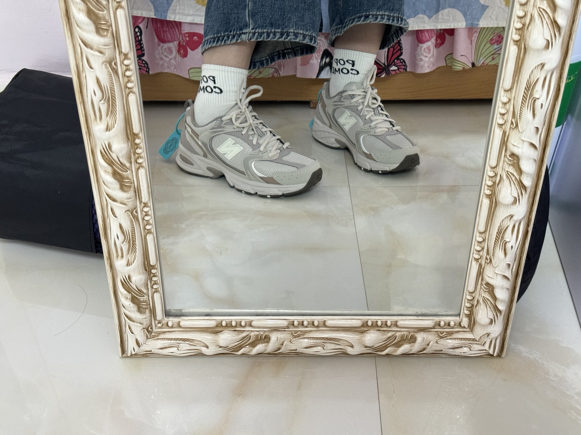 custom review-New Balance NB 530 Устойчивый к истиранию Низкий Топ Повседневная Городская Коммутерская Беговая Обувь Unisex Light Слоновая Серый