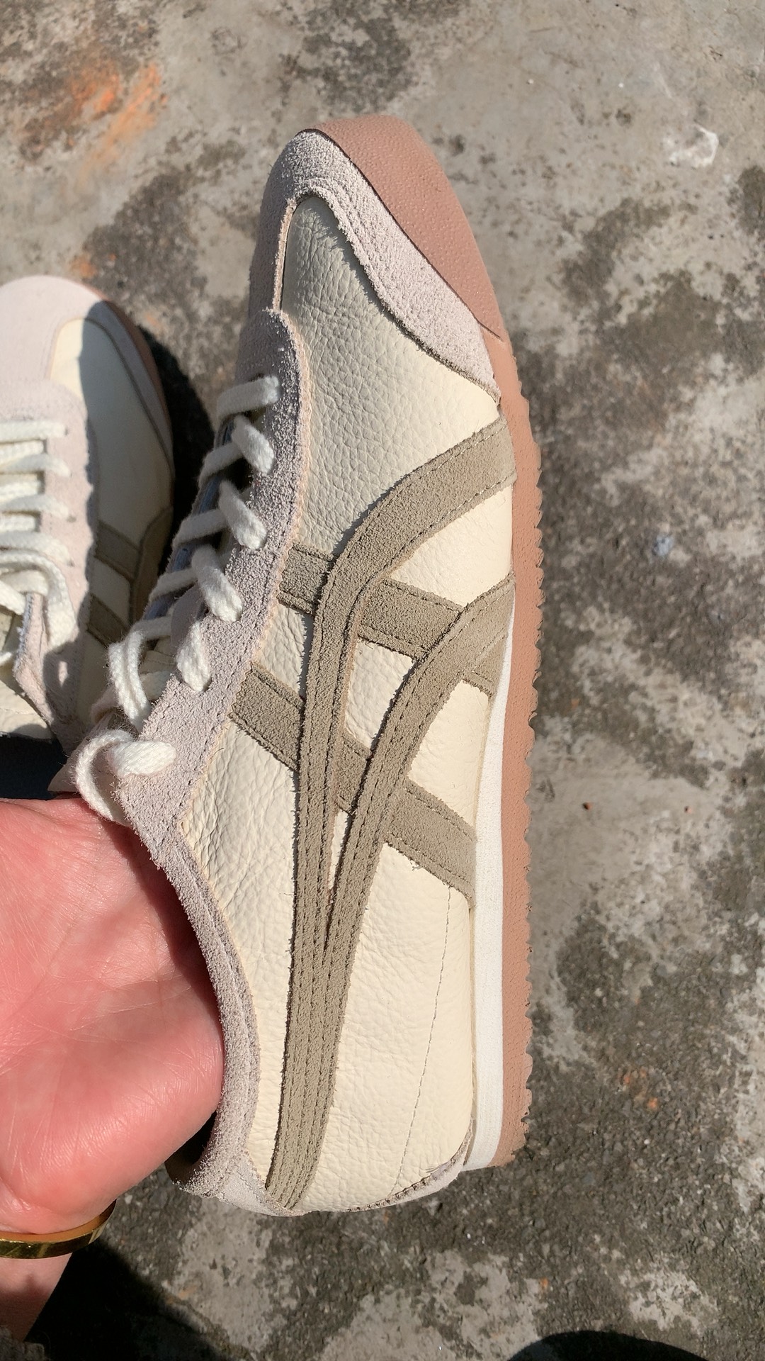 custom review-Onitsuka Tiger MEXICO 66 Противоскользящий устойчивый к истиранию низкий топ повседневная обувь унисекс серый коричневый