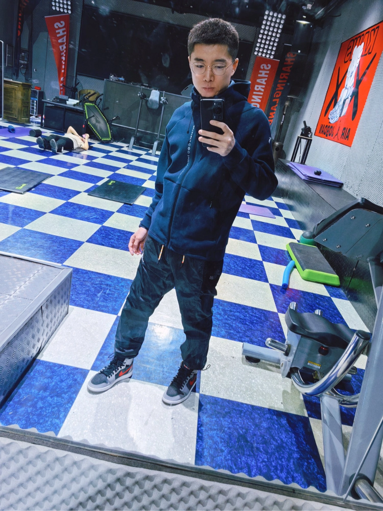 custom review-JORDAN Черные Мужские Вязаные Спортивные Штаны