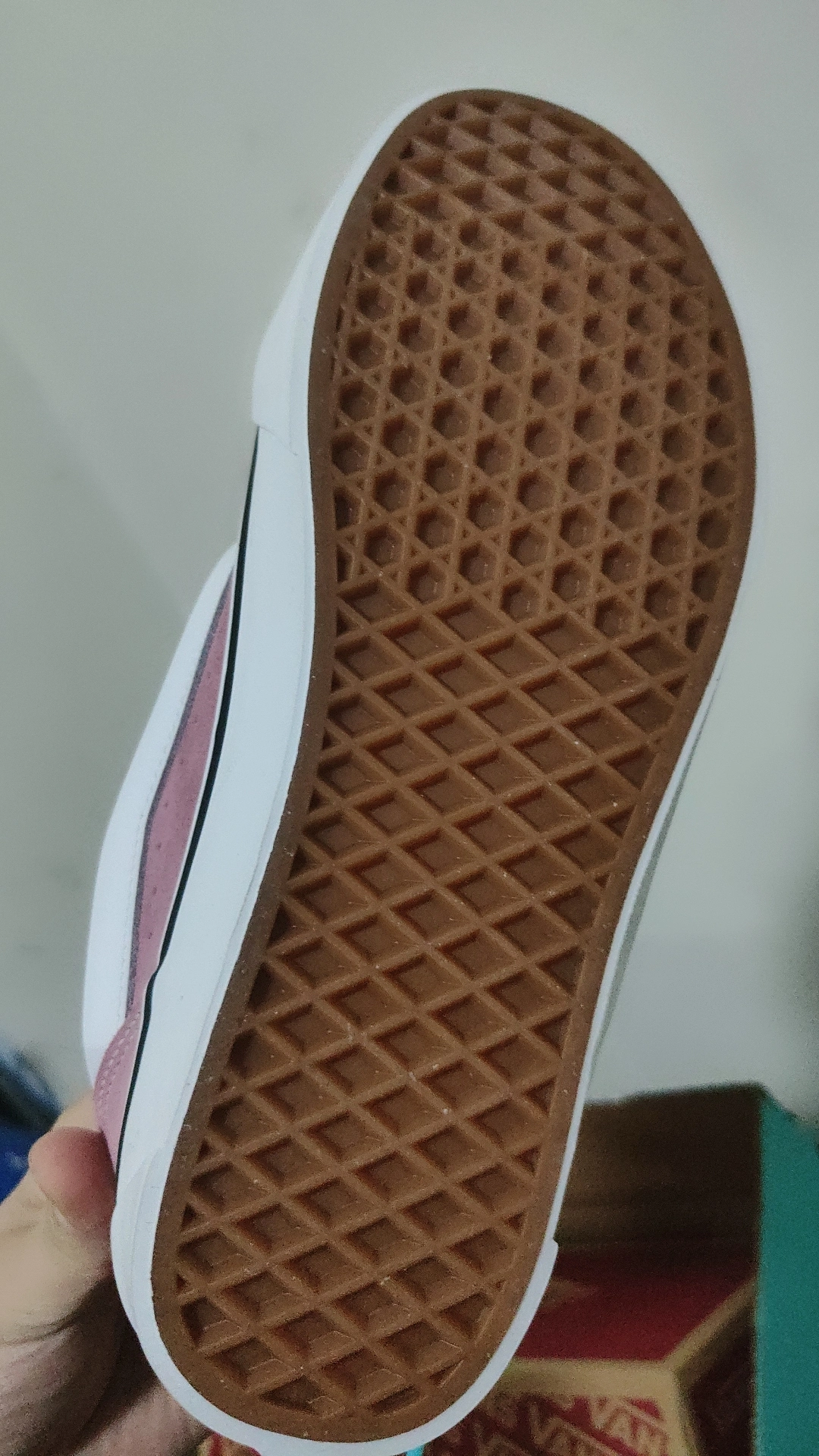 custom review-Vans Knu Skool Устойчивые к истиранию низкие скейтбордические кроссовки унисекс розовые и белые