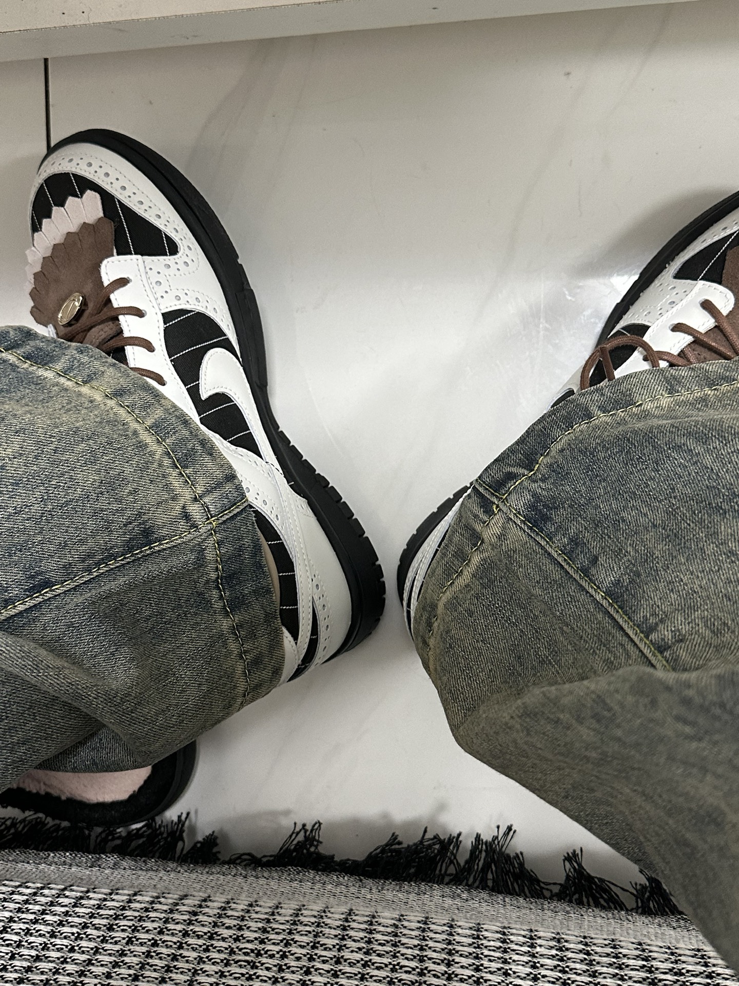 custom review-Nike Dunk LX 'Белый цвет вершины And Cacao Wow' Низкие кроссовки для скейтбординга Женские Черный белый