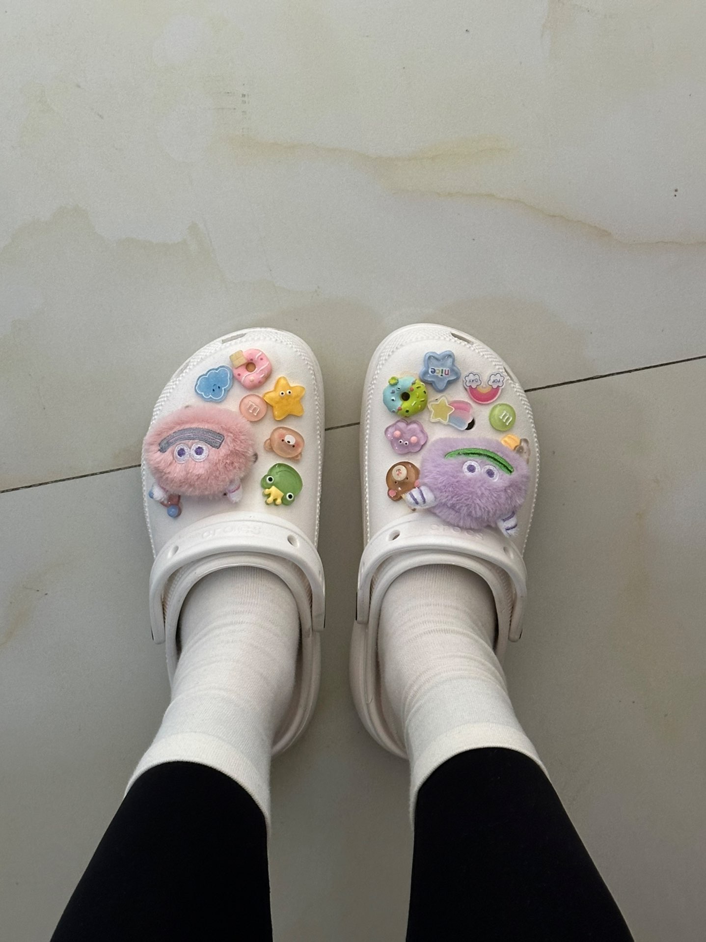 custom review-Crocs Classic Platform Clog Сабо Женские Белые