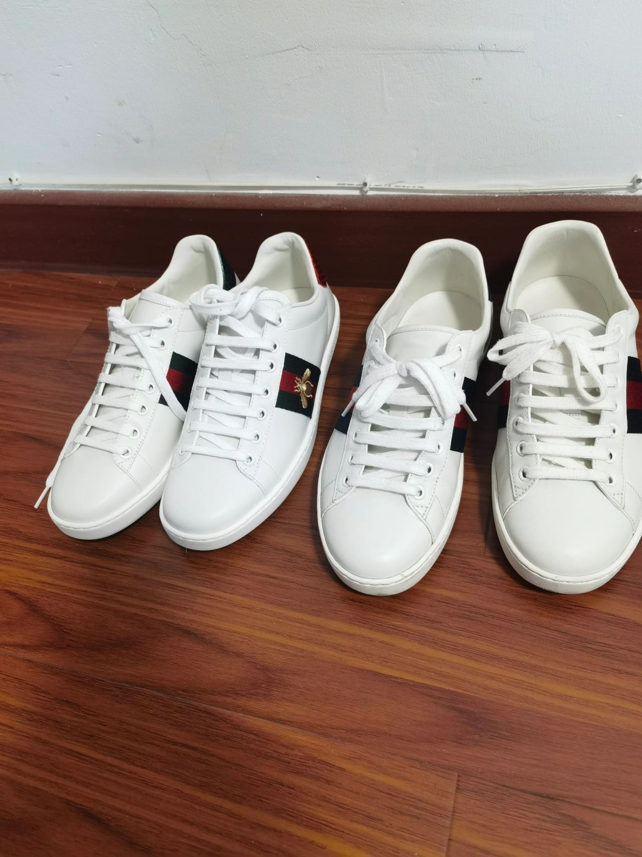 custom review-GUCCI Women's Ace Embroidered 'Bee' Women's