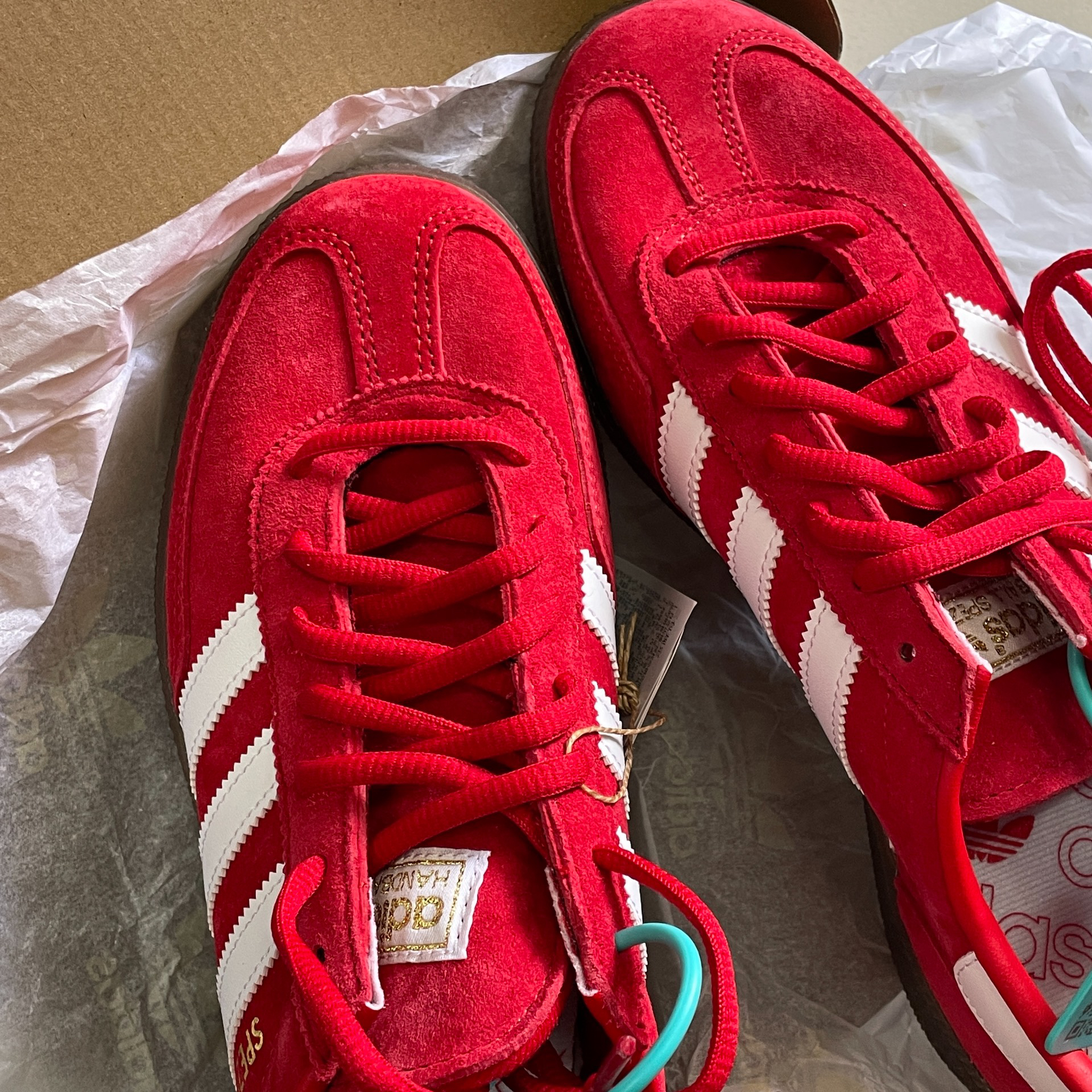 custom review-Adidas Handball Spezial Scarlet Gum