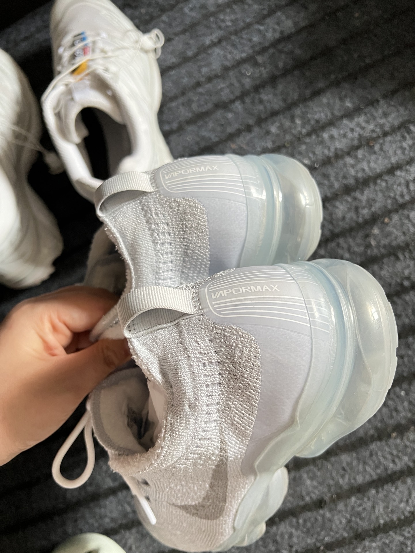 custom review-Nike VaporMax 2023 Амортизация Дышащий Поддерживающий Низкий Топ Повседневный Городской Коммутирование Беговые кроссовки Мужской Белый