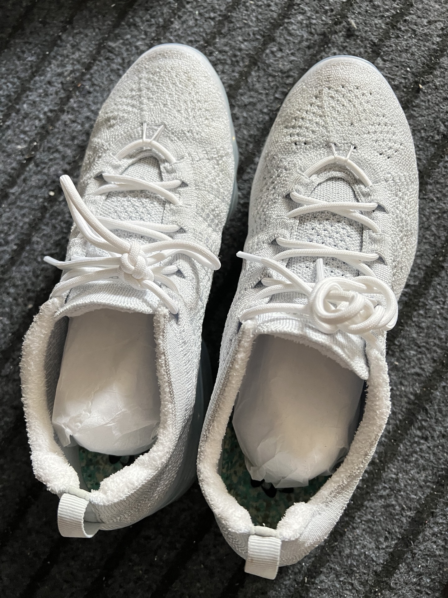 custom review-Nike VaporMax 2023 Амортизация Дышащий Поддерживающий Низкий Топ Повседневный Городской Коммутирование Беговые кроссовки Мужской Белый