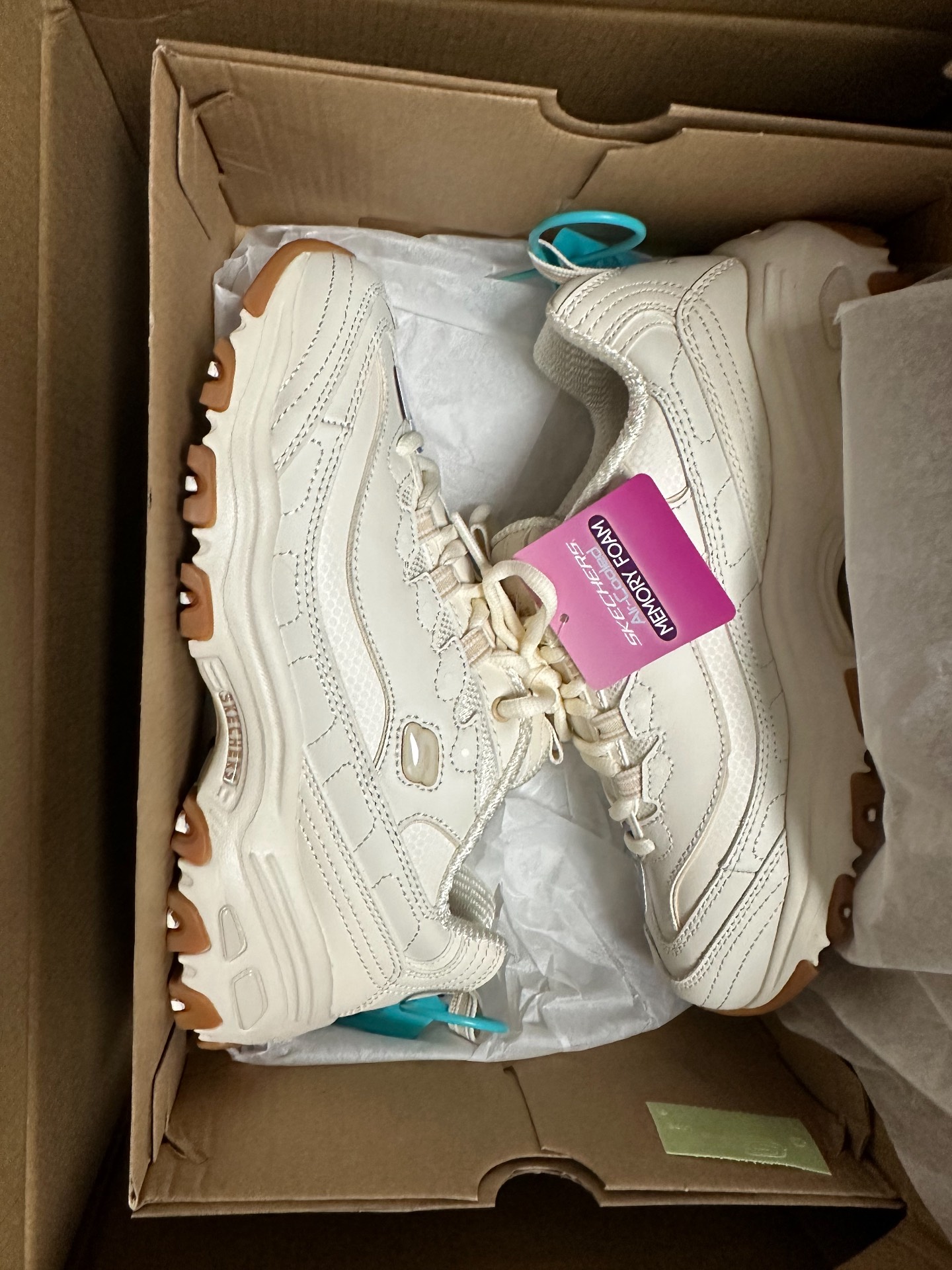 custom review-Skechers DLITES Высота Увеличивающие Легкие Низкие Топ Кроссовки Женские Бежевые