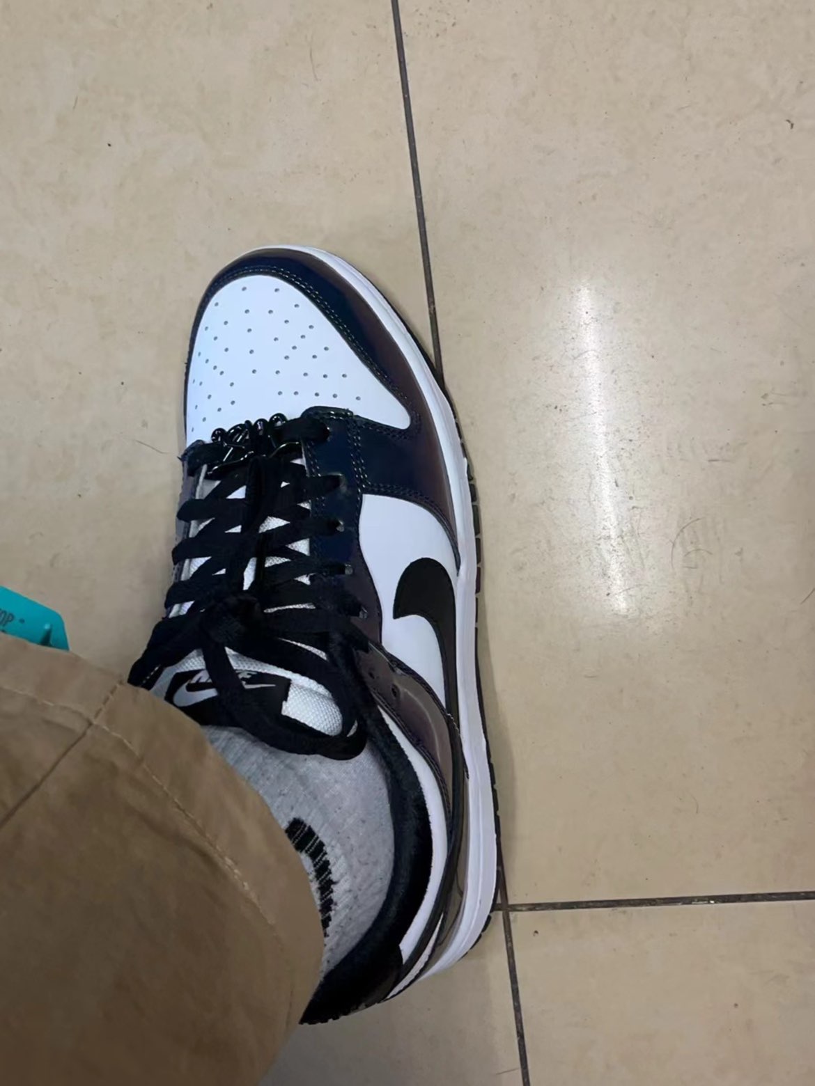 custom review-NIKE Dunk SE 'Just DO IT' Низкие Кроссовки для скейтбординга Женские Белые Темно-синие