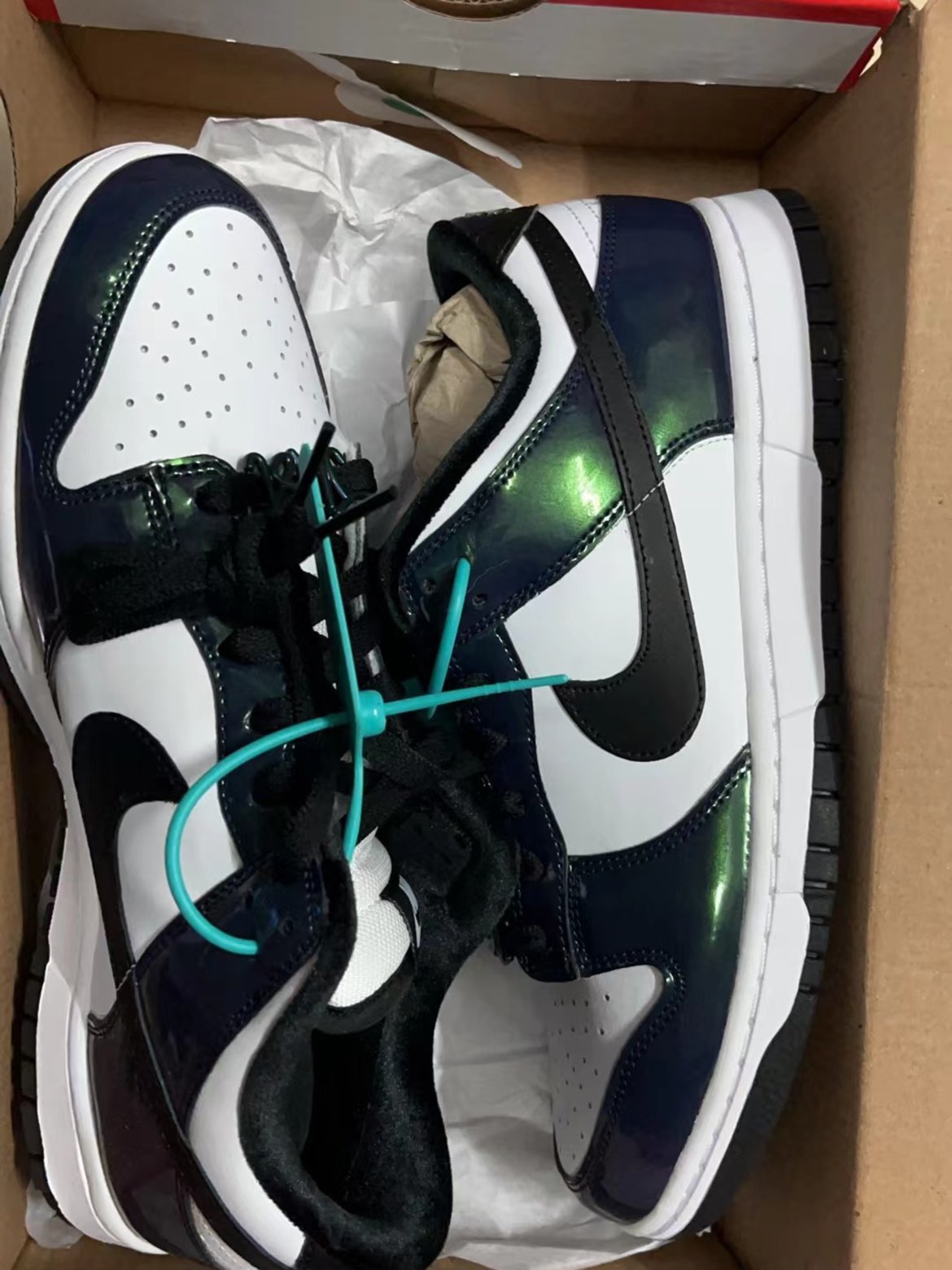 custom review-NIKE Dunk SE 'Just DO IT' Низкие Кроссовки для скейтбординга Женские Белые Темно-синие