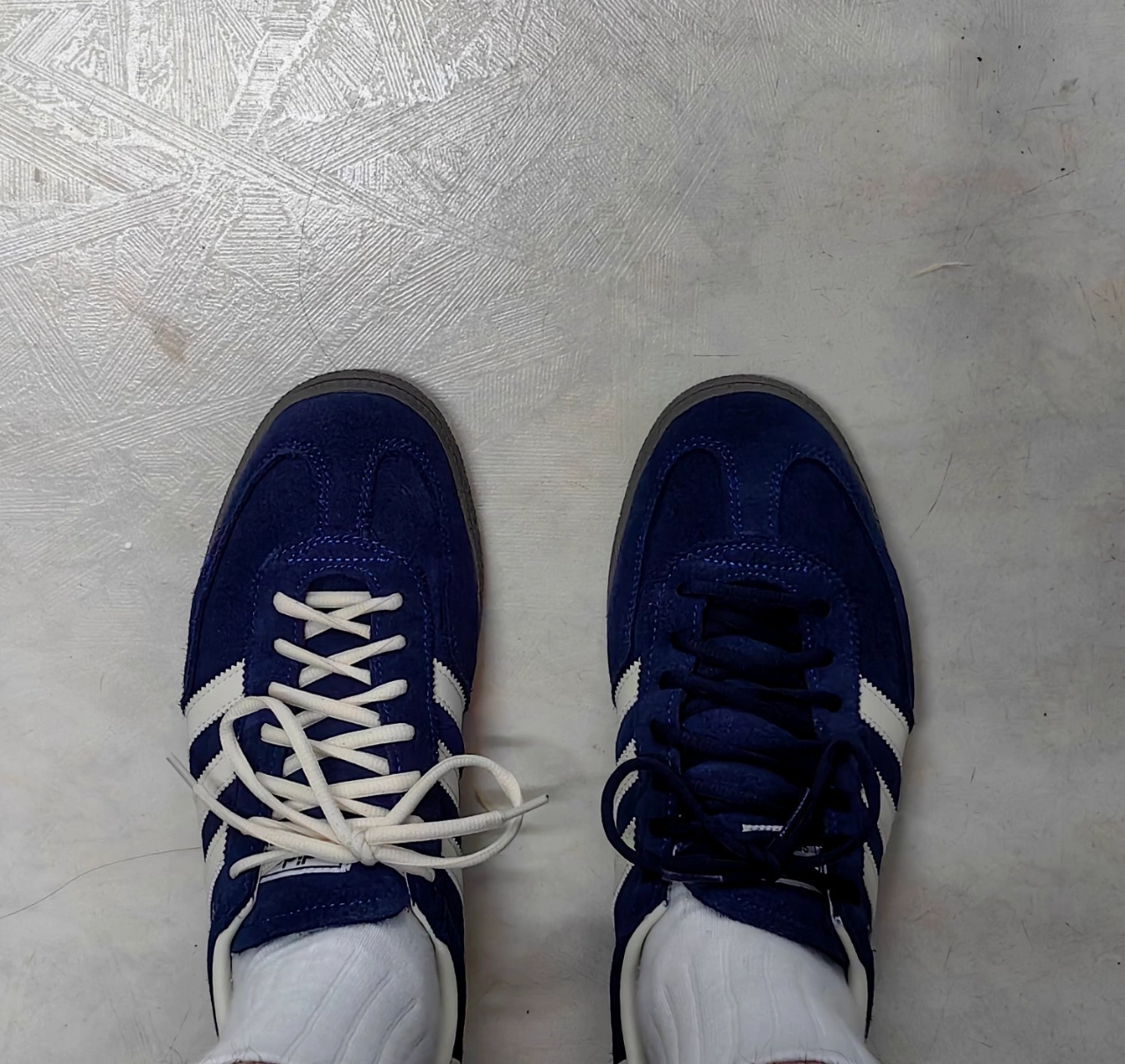 custom review-Adidas Handball Spezial 'Night Indigo/Cream White/Cloud White' Sneakers