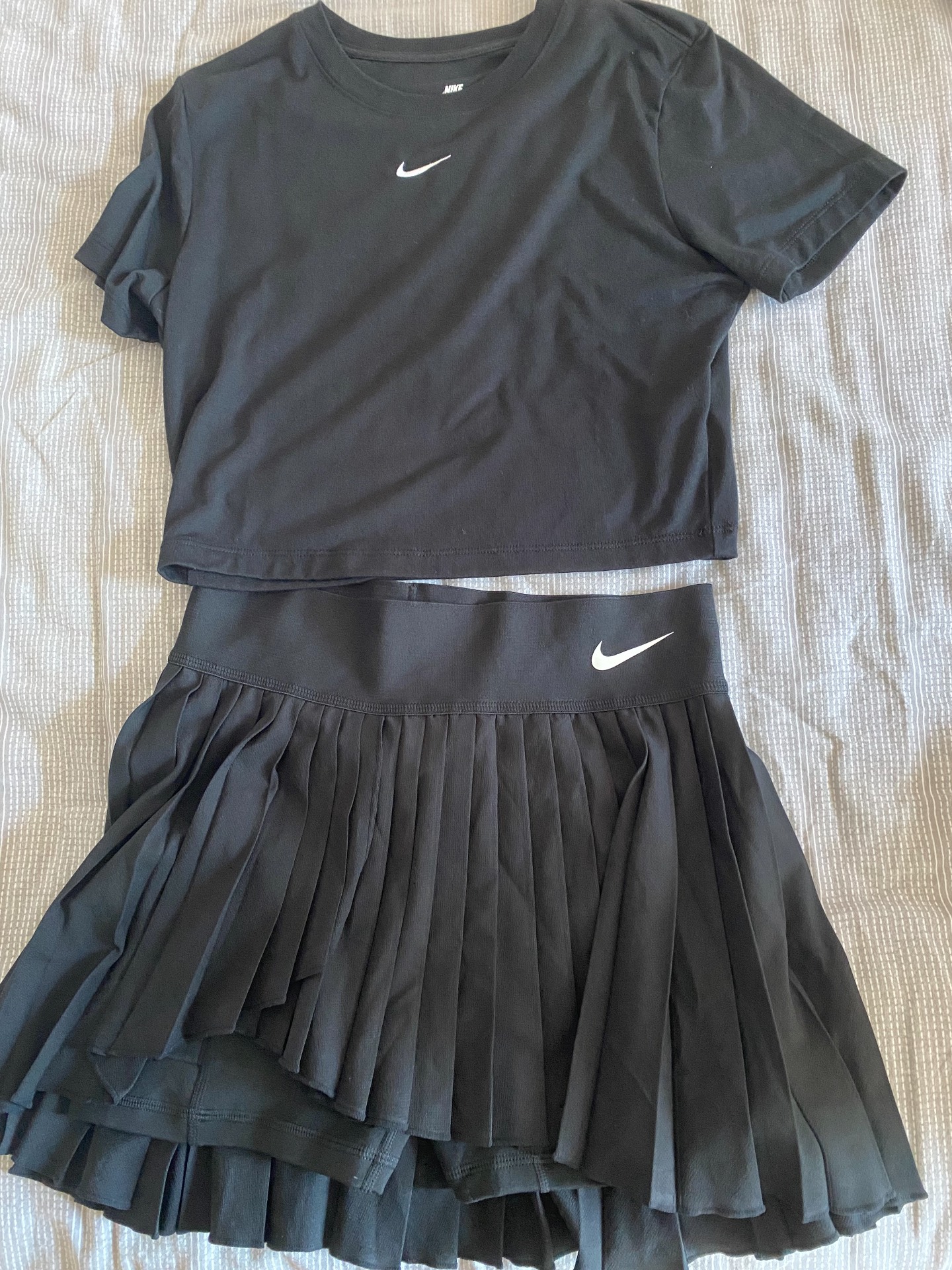 custom review-Nike Повседневные короткие юбки Женские Черный