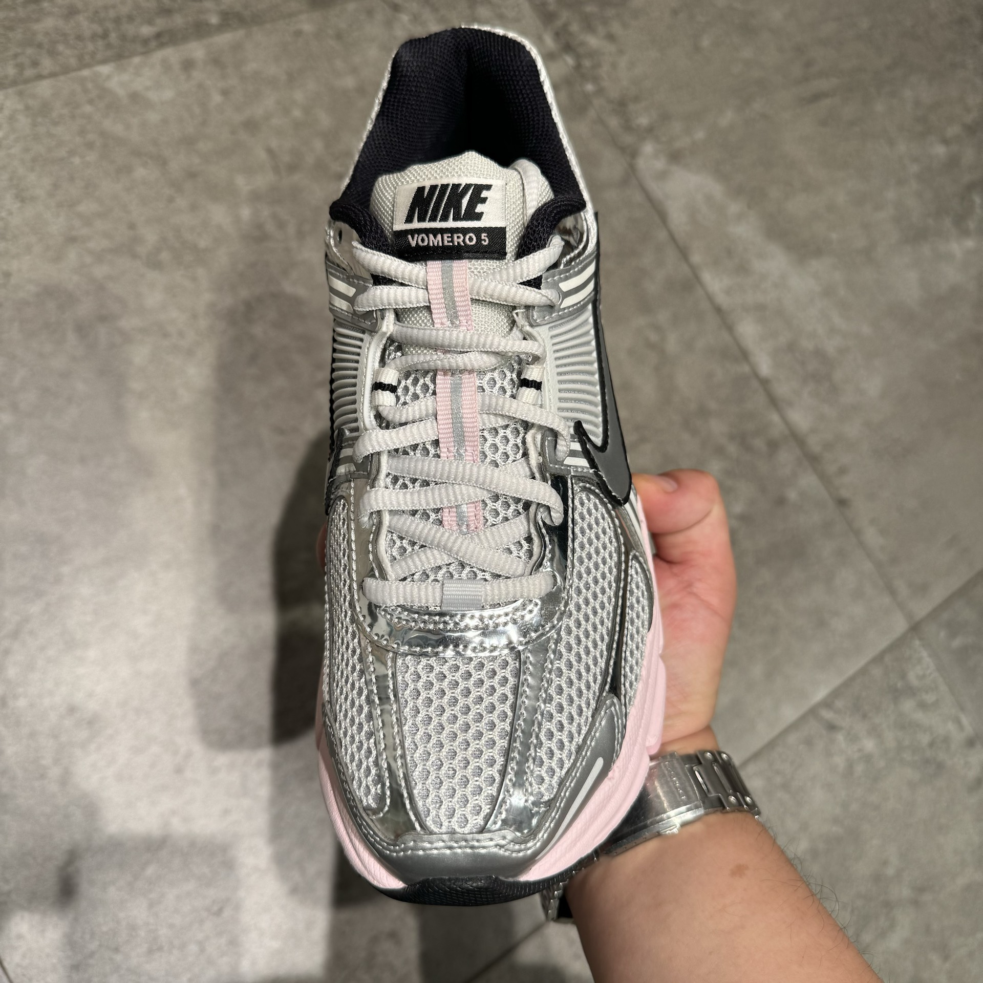 custom review-Nike Zoom Vomero 5 Photon Dust Pink Foam Women's