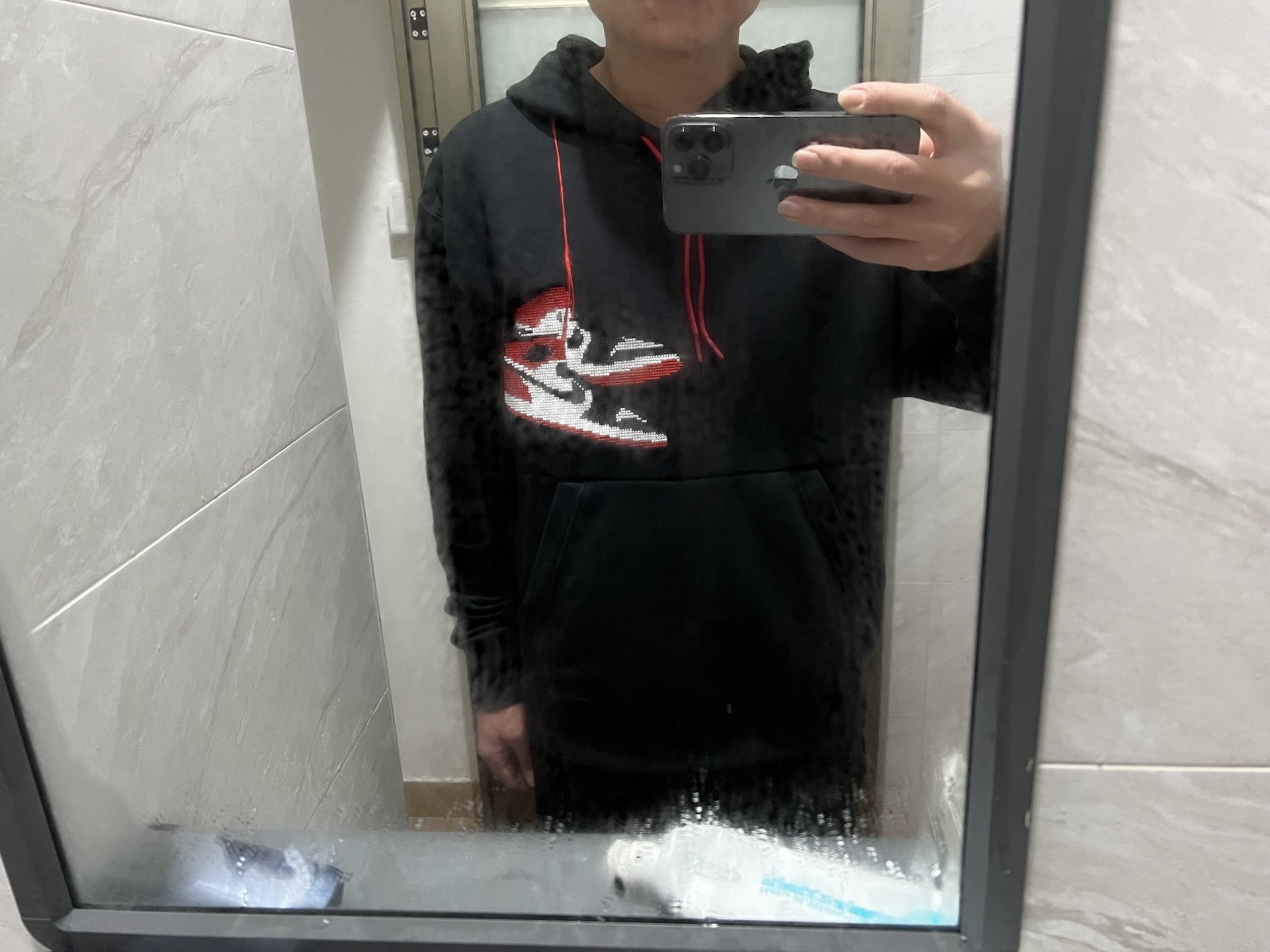 custom review-Jordan Jumpman Черный Мужской Свитшот