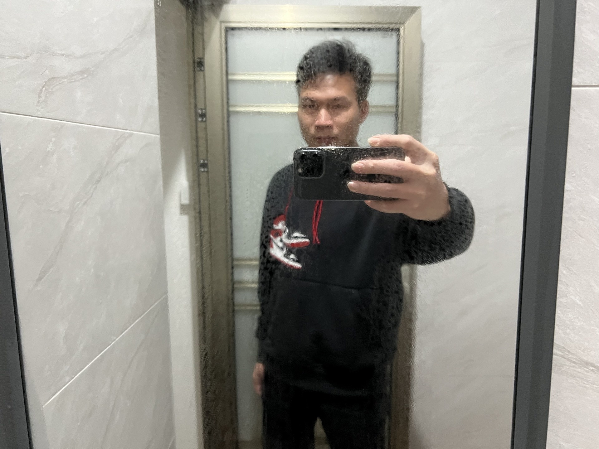 custom review-Jordan Jumpman Черный Мужской Свитшот