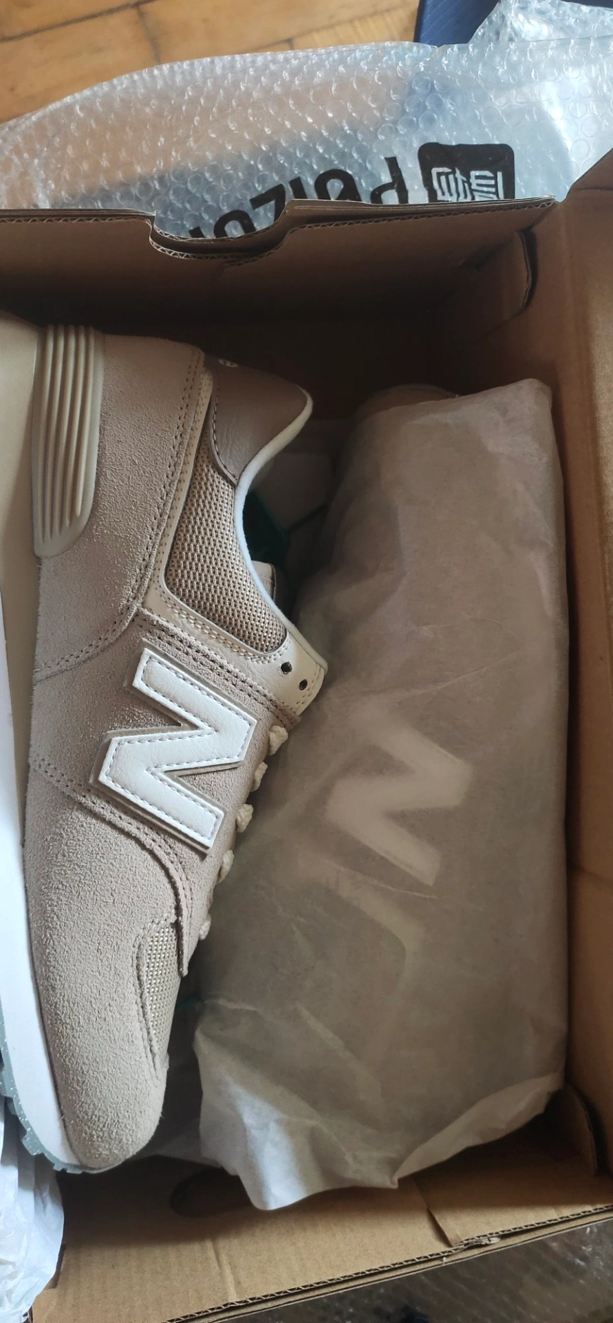 custom review-New Balance NB 574 Устойчивые к истиранию низкие беговые кроссовки для бега Unisex Light Кофе