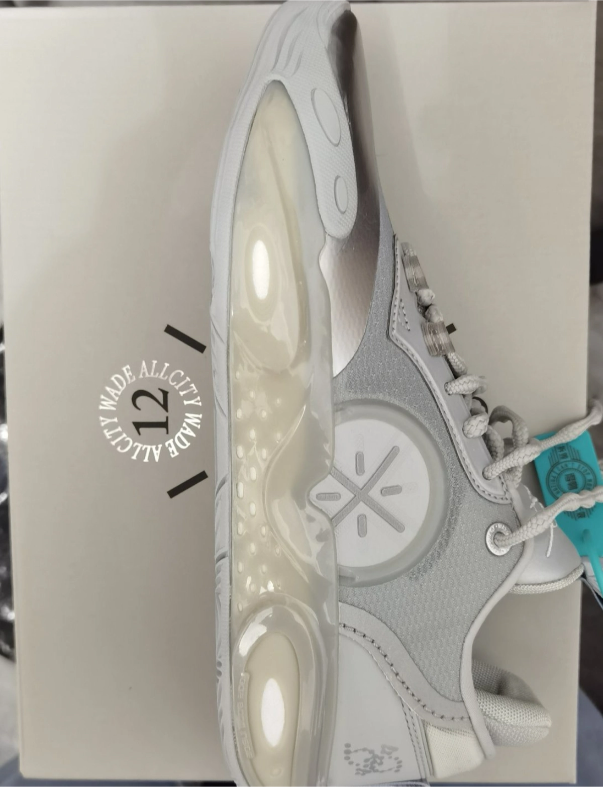 custom review-Подкладка All City 12 Уэйд ALLCITY 12 противоскользящие баскетбольные кроссовки для мужчин серые