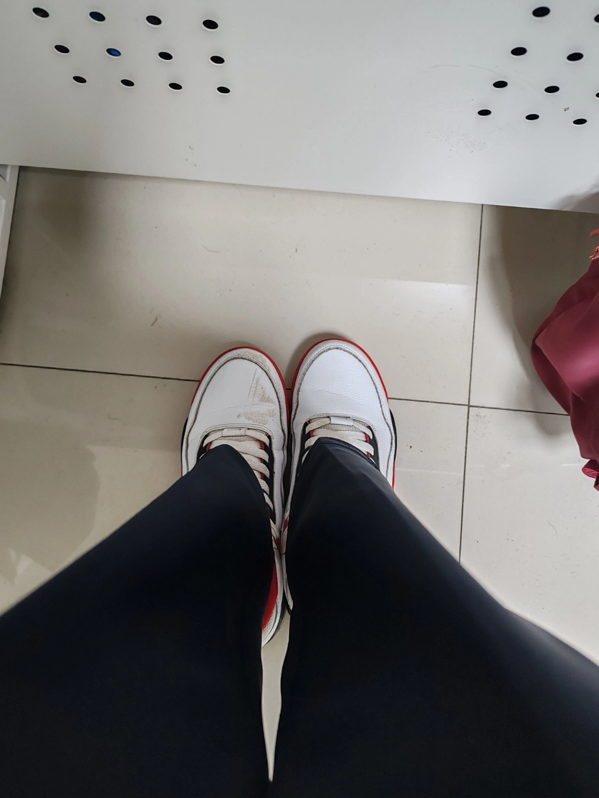 custom review-Nike Flight Legacy Red White