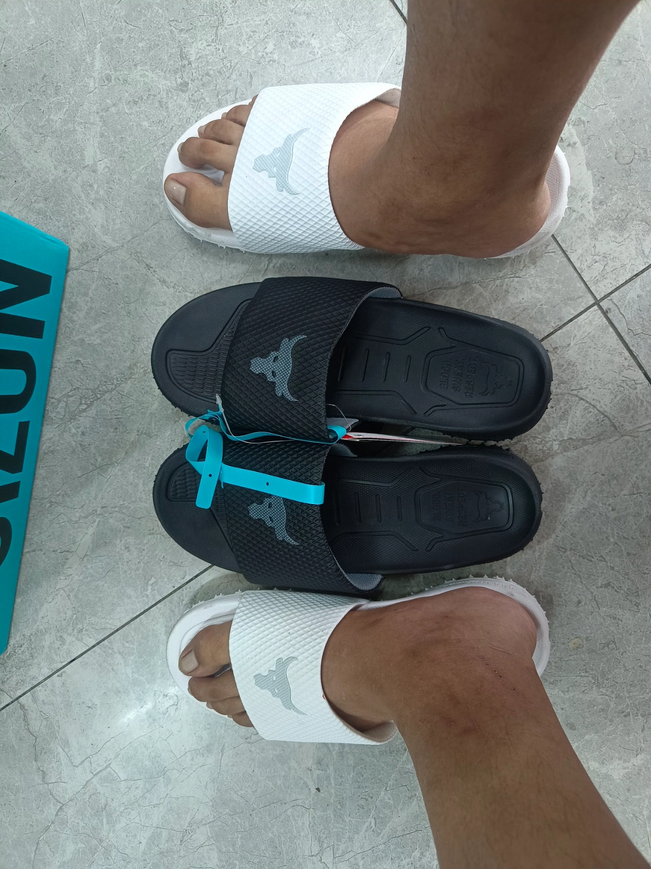 custom review-Under Armour Износостойкие Повседневные Тапочки Мужские Черные Однослойные