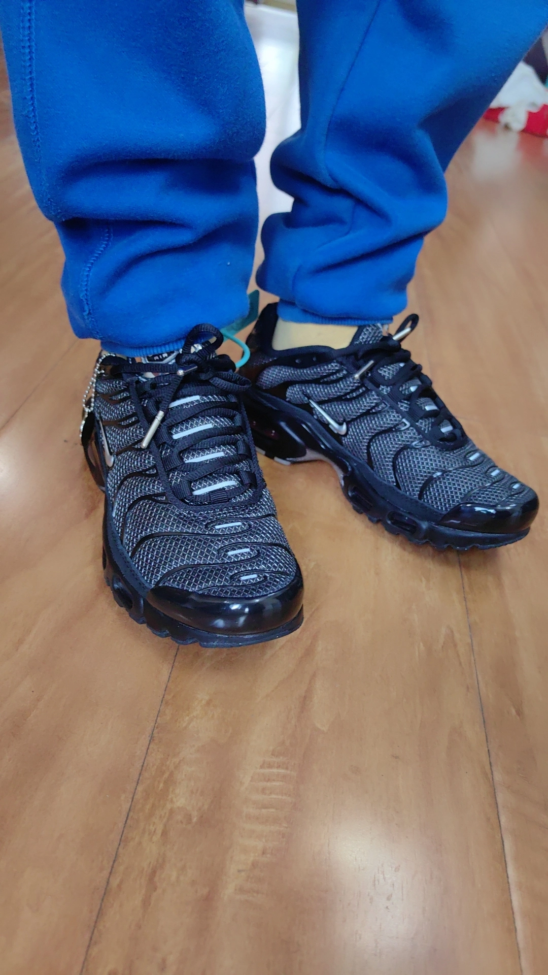 custom review-Nike Air Max Plus Low Top Casual Беговые кроссовки Женские Черные