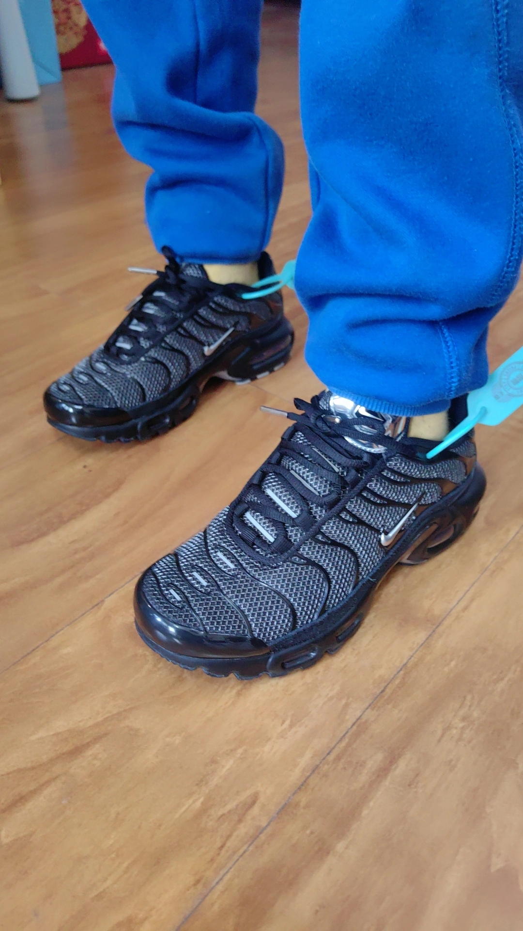 custom review-Nike Air Max Plus Low Top Casual Беговые кроссовки Женские Черные