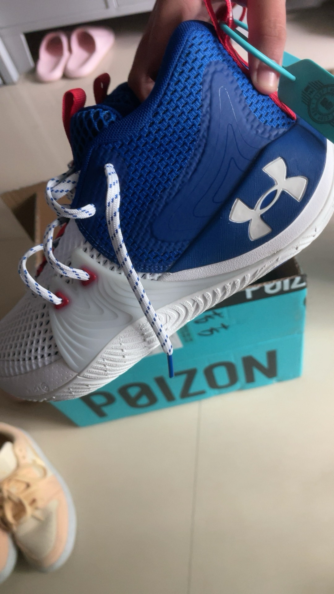 custom review-Under Armour Embiid 1 Амортизация Противоскользящий Устойчивый к истиранию Дышащий MID Топ HOVR