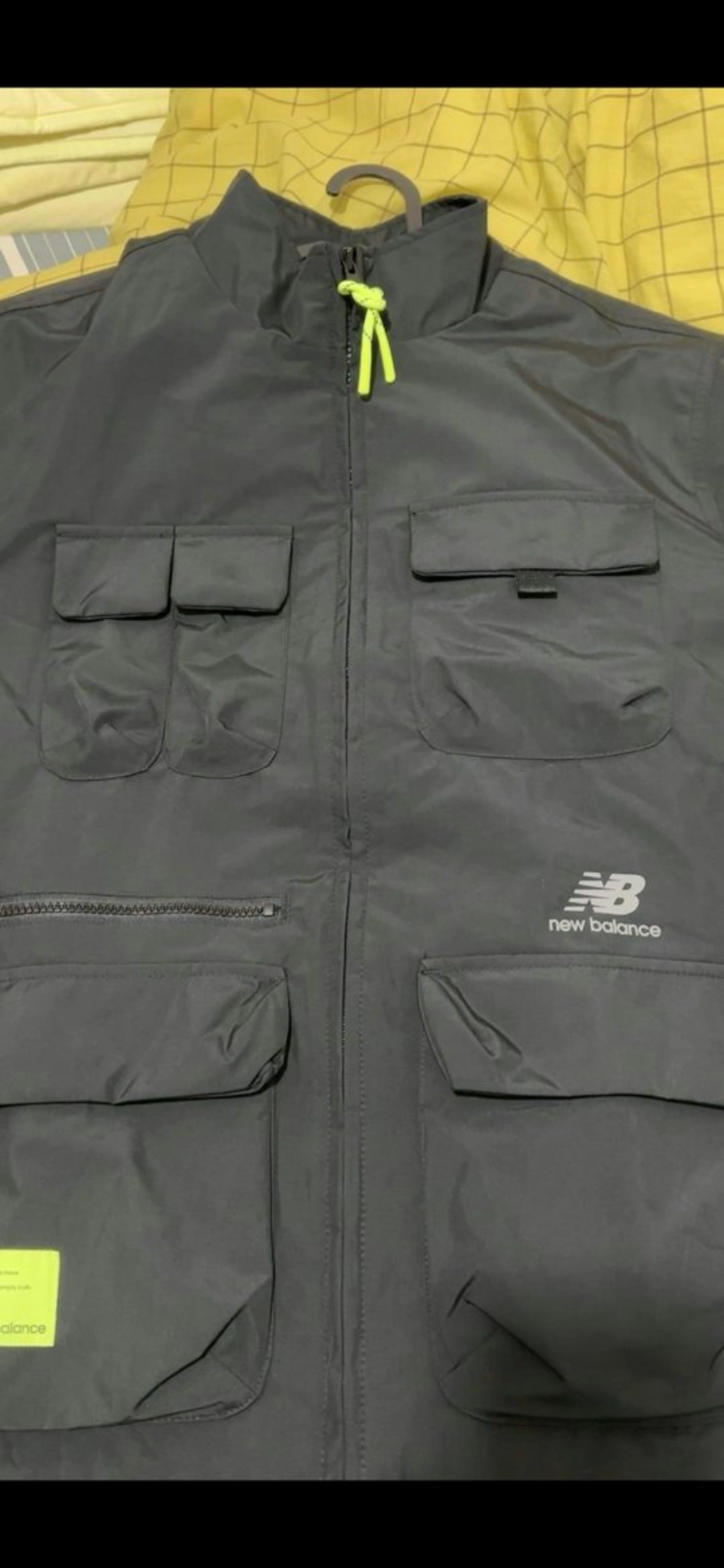custom review-New Balance совместный бренд Черные мужские куртки