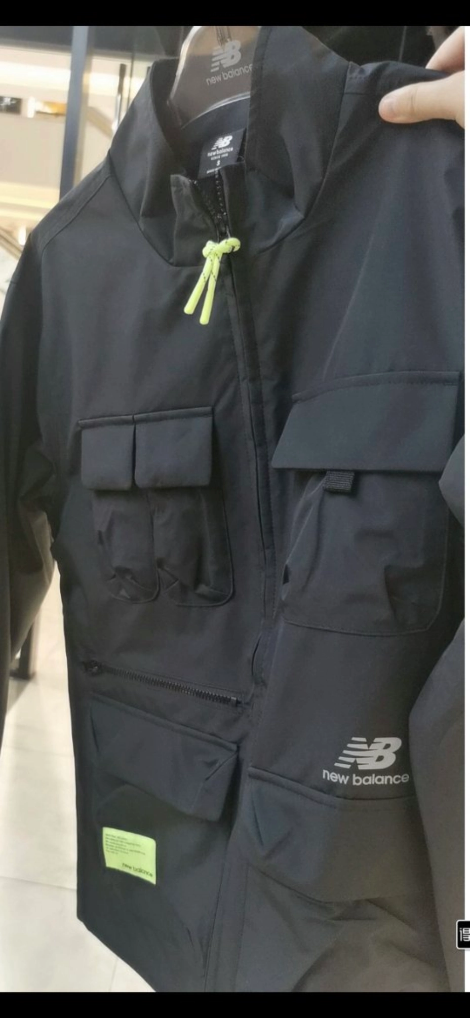 custom review-New Balance совместный бренд Черные мужские куртки