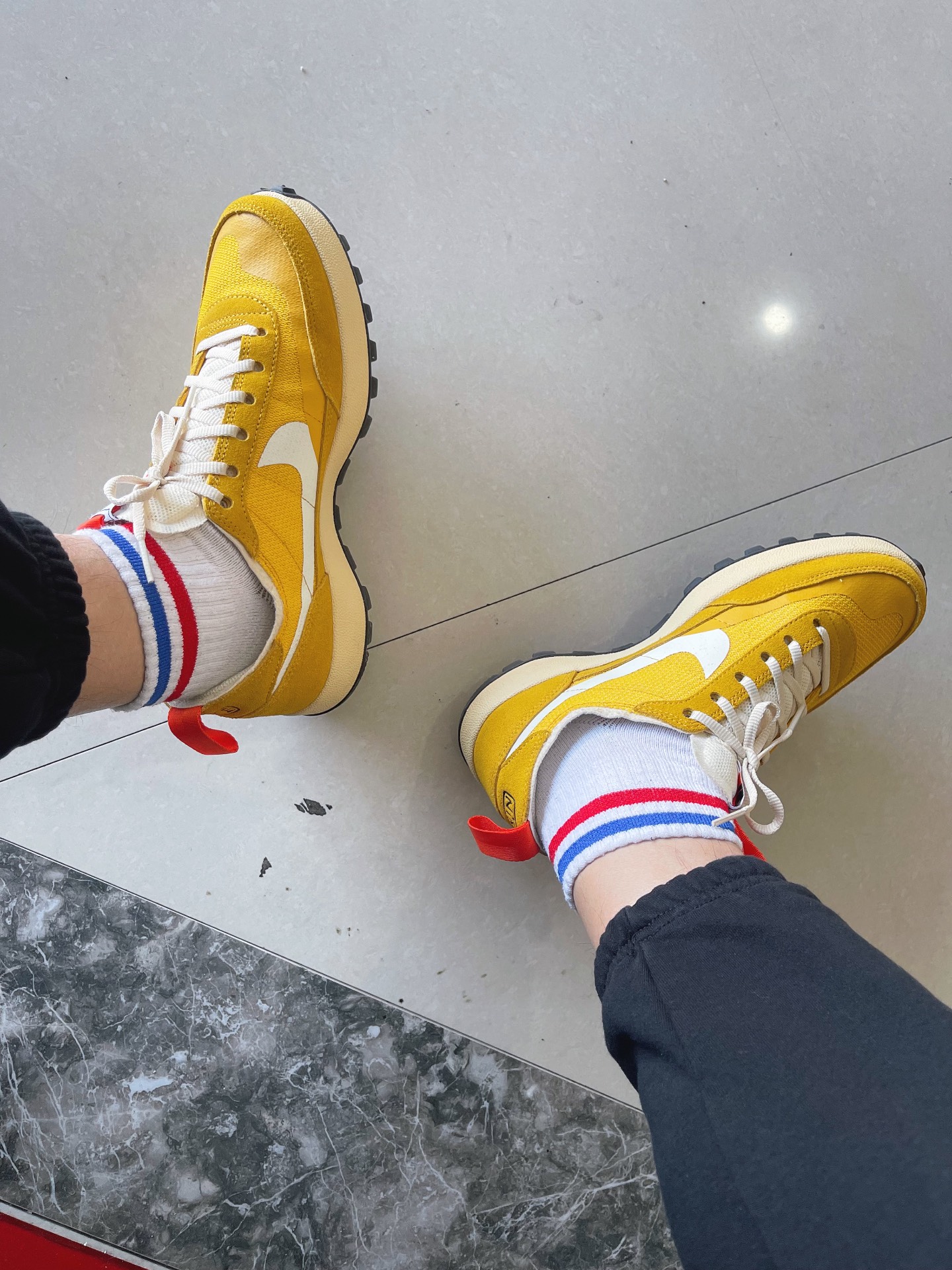 custom review-Tom Sachs x Nike General Purpose Shoe Tom Sachs X NikeCraft General PURPOSE Обувь Низкий Топ Повседневная обувь Женская Желтая