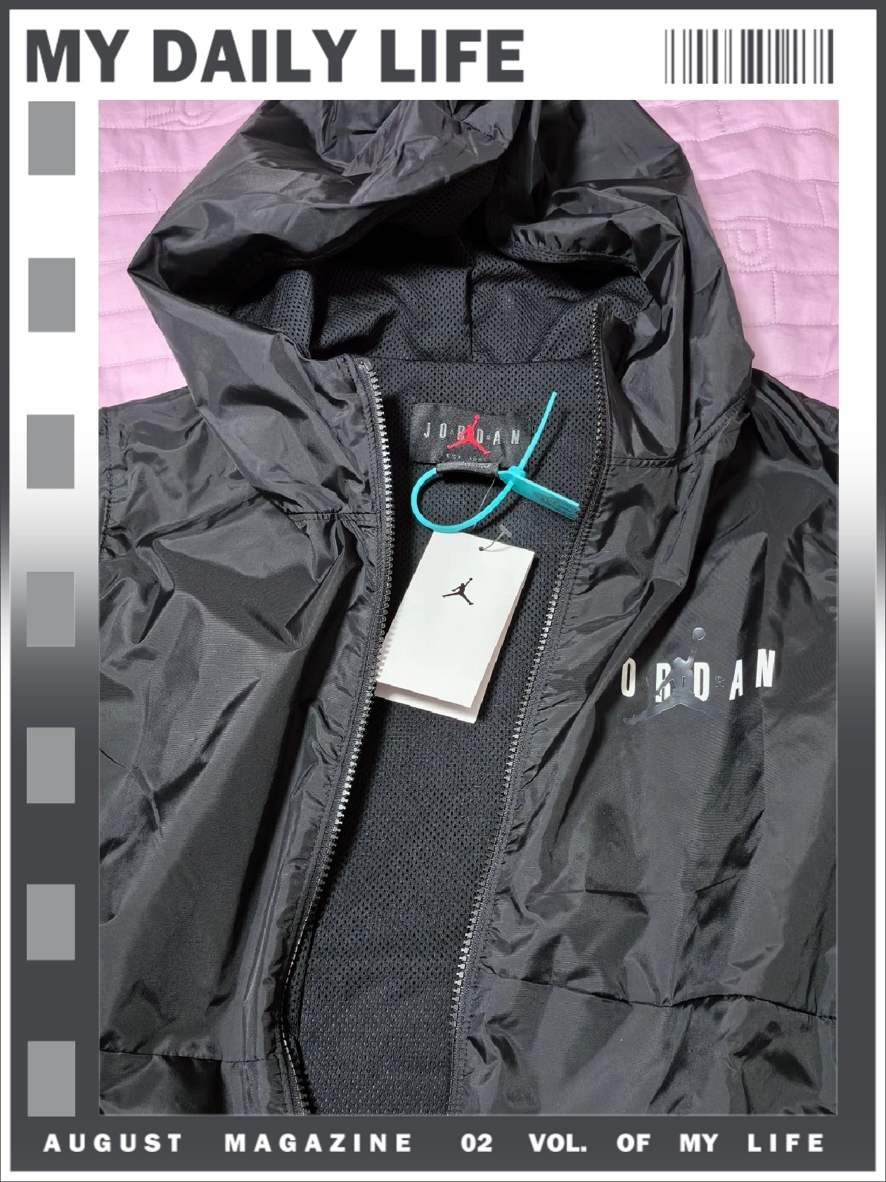 custom review-JORDAN Черные Мужские Куртки