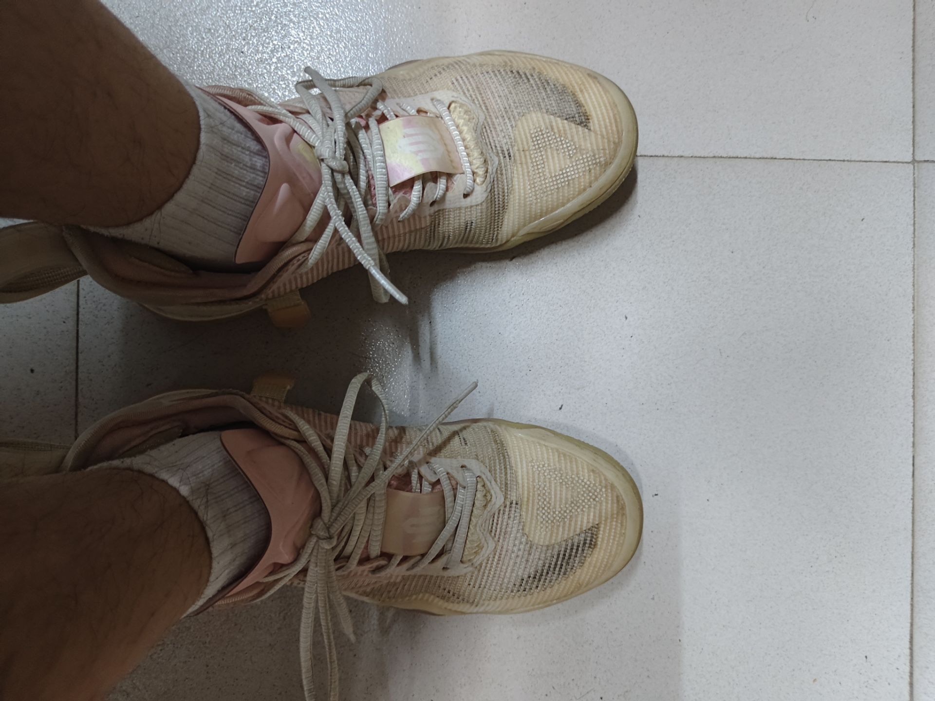 custom review-PEAK Wiggins AW1 Low Топ Баскетбольные кроссовки для игры Мужской Белый Розовый