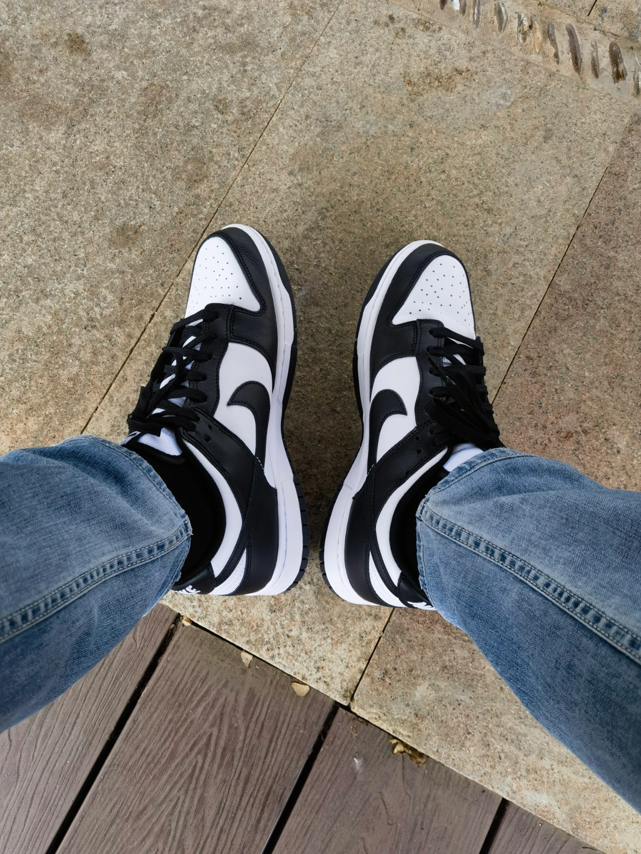 custom review-Nike Dunk Low 'Panda Black White'