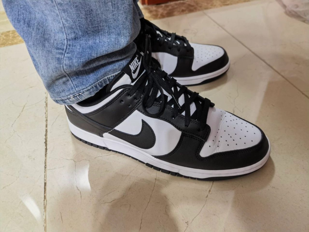 custom review-Nike Dunk Low 'Panda Black White'