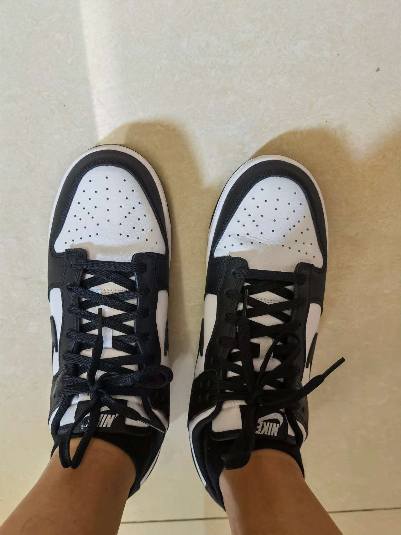 custom review-Nike Dunk Low 'Panda Black White'