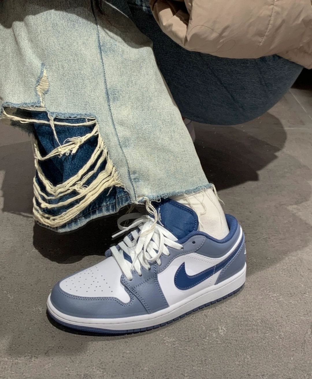 custom review-Jordan 1 Low Ashen Slate Men's