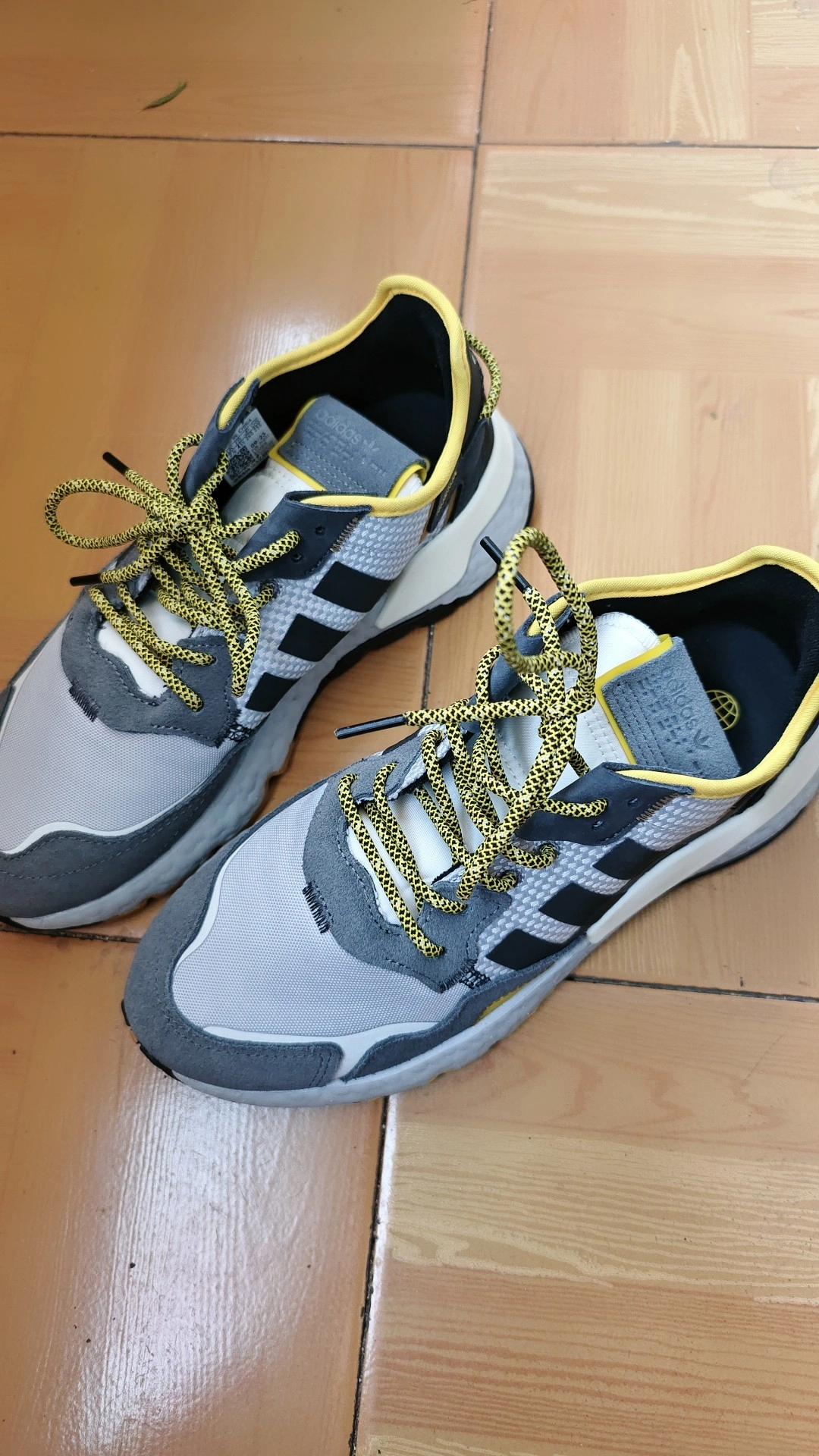 custom review-Adidas Originals Nite Jogger Slip-resistant Low Top Повседневная обувь Унисекс Серый