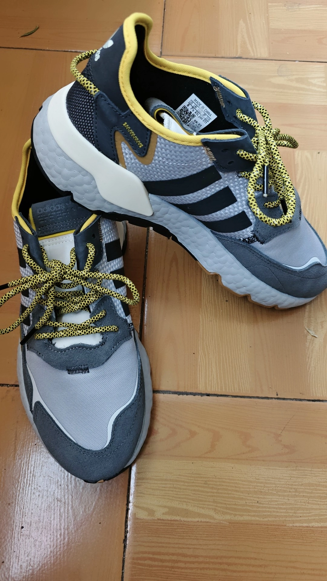 custom review-Adidas Originals Nite Jogger Slip-resistant Low Top Повседневная обувь Унисекс Серый