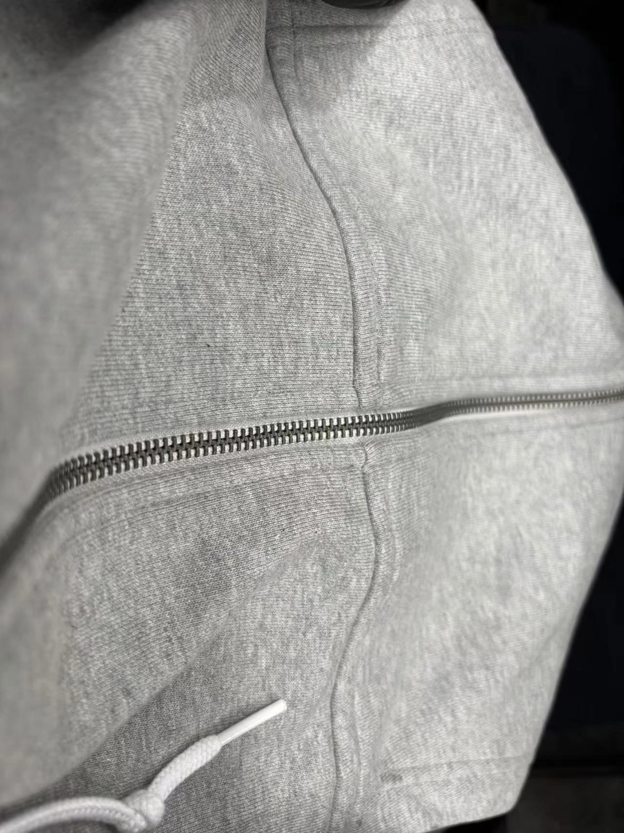 custom review-Nike Solo Swoosh Толстовка Мужской Светло-Серый