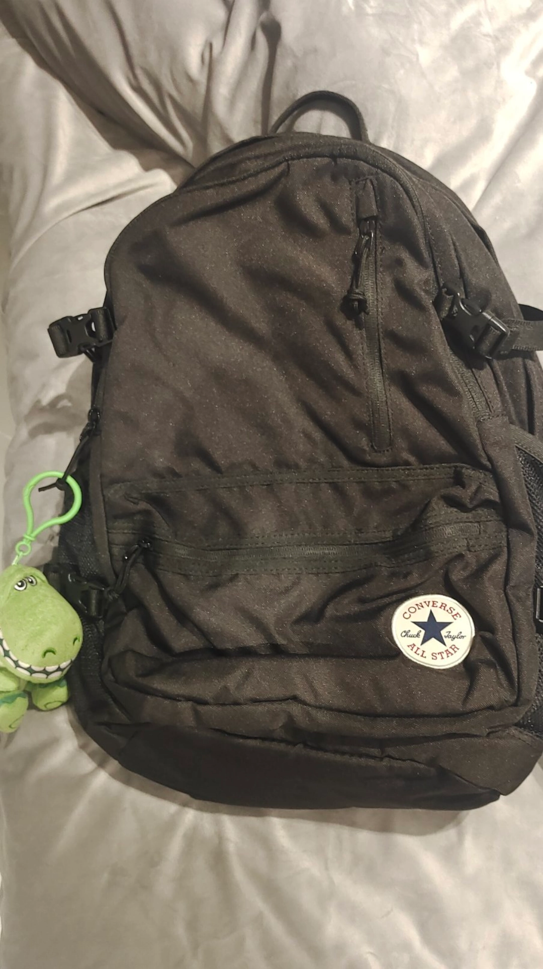 custom review-Конверс Polyester Backpack Unisex Black