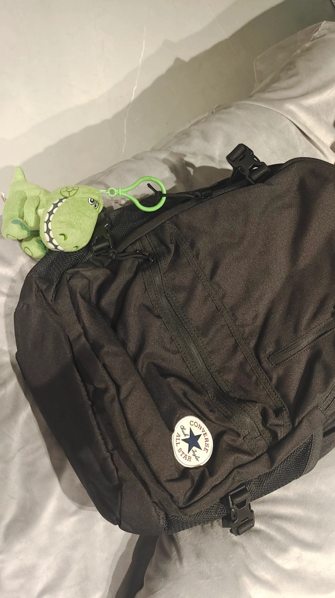 custom review-Конверс Polyester Backpack Unisex Black