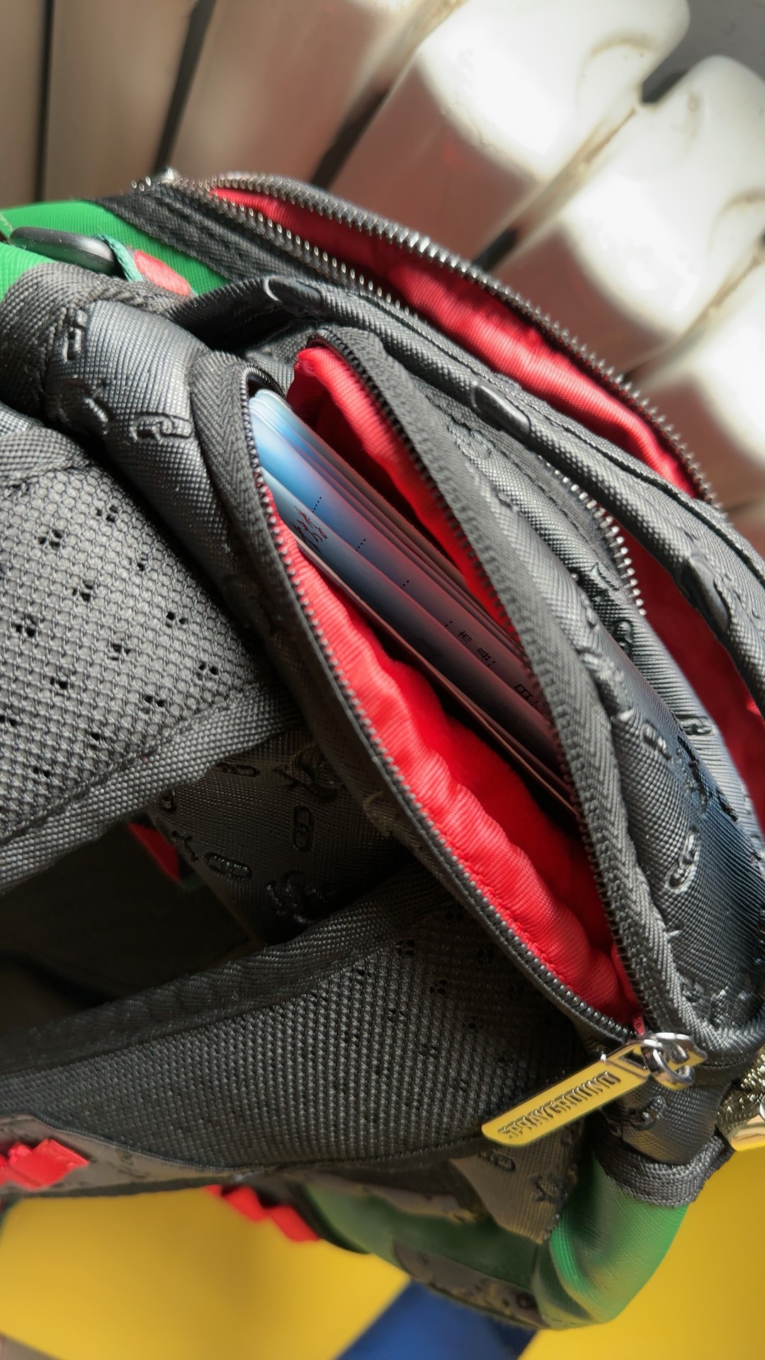 custom review-SPRAYGROUND ПВХ Большая Сумка для Путешествий Рюкзак Большой Унисекс Черный