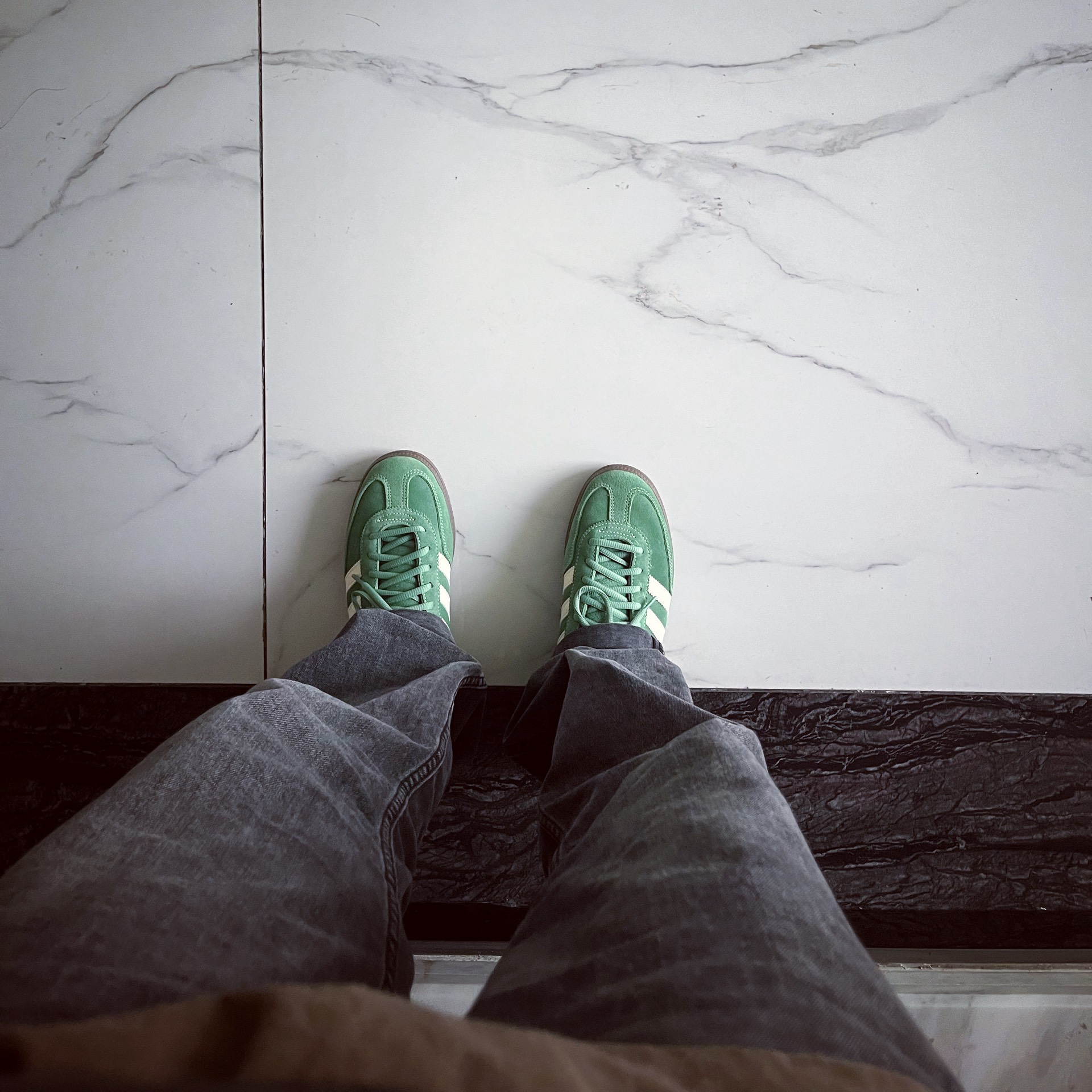 custom review-Adidas Originals HANDBALL SPEZIAL Низкие Кроссовки для скейтбординга Унисекс Зеленый Белый