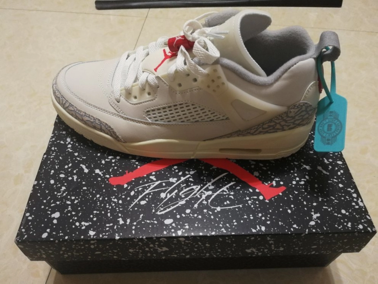 custom review-Air Jordan Spizike Low 'Coconut Milk'