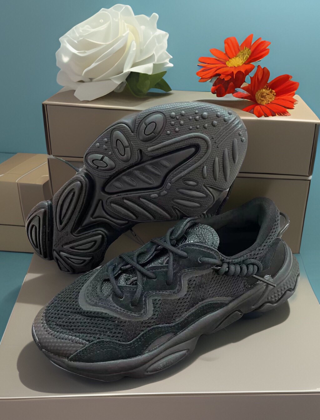 adidas ozweego 充满神秘感的黑武士94