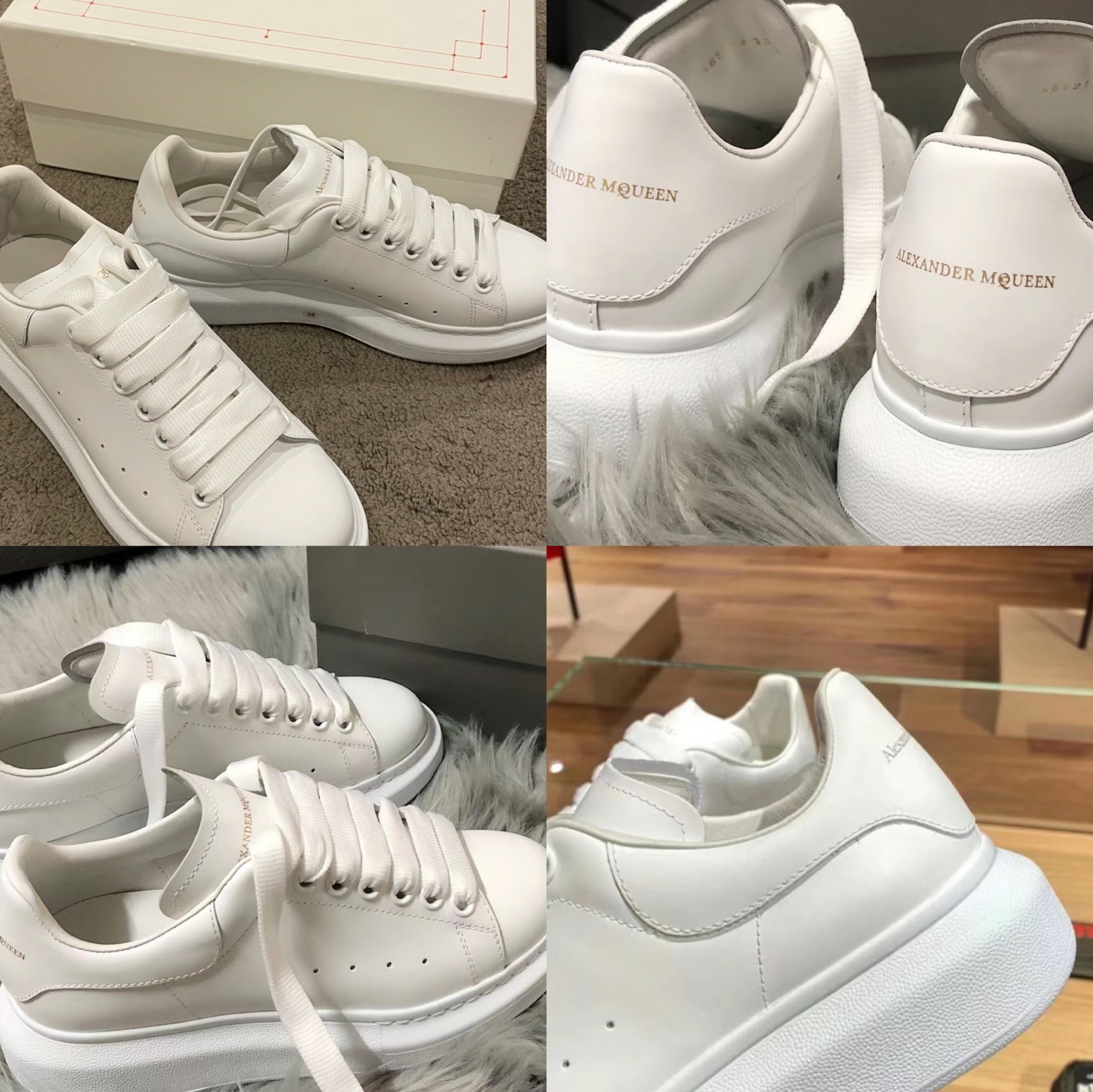 麦昆厚底小白鞋 白尾是必须要有!